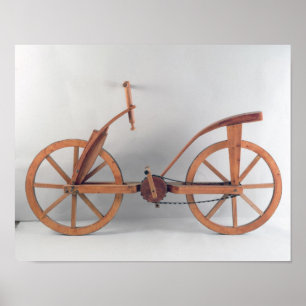 Wiederaufbau des Entwurfs von da Vinci Poster