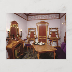 Wiederaufbau eines Salons des Cafés de Paris Postkarte