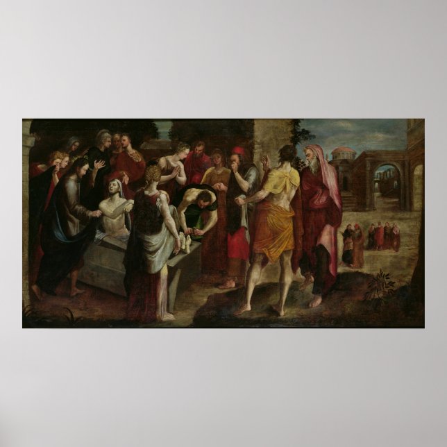 Wiederauferstehung von Lazarus Poster (Vorne)