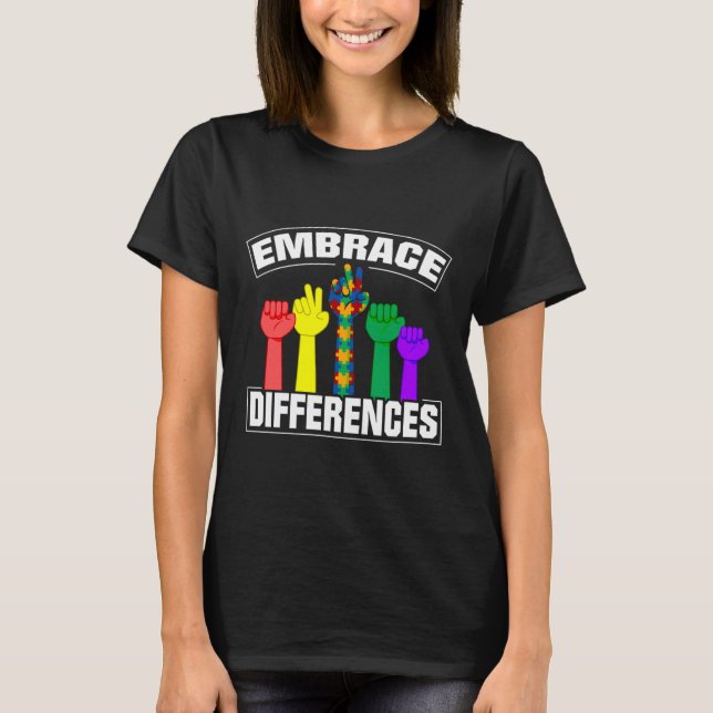Wiederauffindung von Differenzen und Unterstützung T-Shirt (Vorderseite)