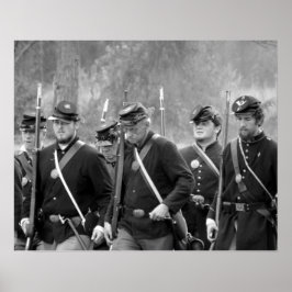 Wiederaufnahme des zivilen Krieges - Soldaten der  Poster