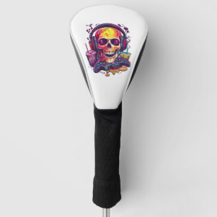 Wiederbelebung Bereit � Lustiger Gamer-Totenkopf Golf Headcover