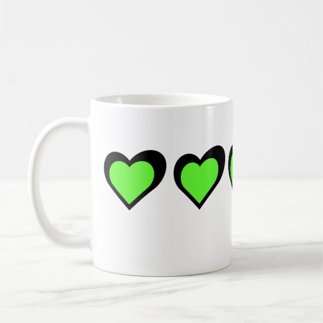 Wiederbelebung der Herz-Tasse Kaffeetasse (Links)