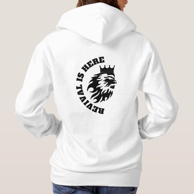 Wiederbelebung ist hier Hoodie Women (Rückseite)