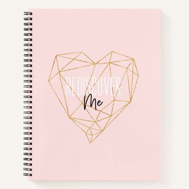 Wiederentdecken Sie Me Large Spiral Notebook Notizbuch (Vorderseite)