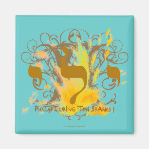 WIEDERERLANGUNG VON VON FUNKEN ~ TÜRKIS MAGNET