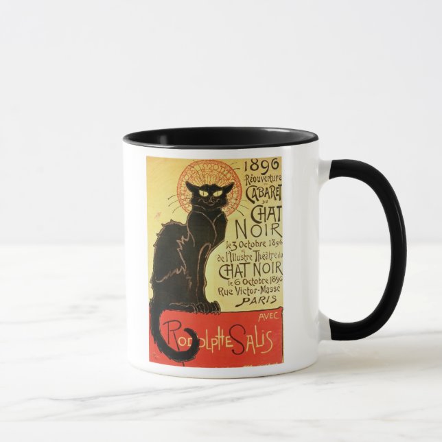 Wiedereröffnung des Chat-Noir Kabaretts, 1896 Tasse (Rechts)