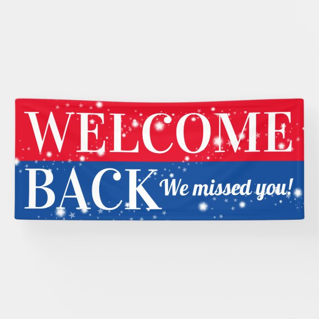 Wiedereröffnung von Welcome Back-Kunden oder Mitar Banner