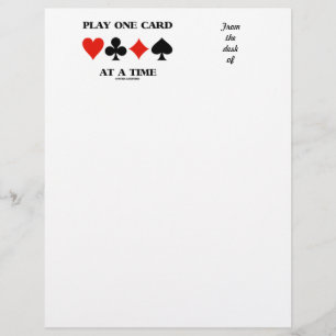 Wiedergabe einer Karte nach der anderen (vier Card