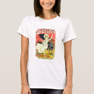 Wiedergabe einer Plakat-Werbung das 'Jardin d T-Shirt