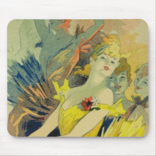 Wiedergabe einer Plakatwerbung "Backstage a Mousepad