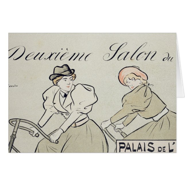 Wiedergabe einer Plakatwerbung der 'Salon DU (Vorderseite (Horizontal))