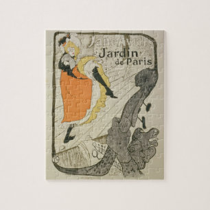 Wiedergabe einer Plakatwerbung 'Jane Avril Puzzle