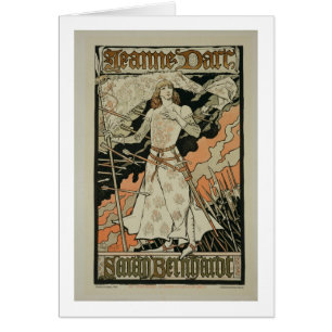 Wiedergabe einer Plakatwerbung 'Joan of Arc