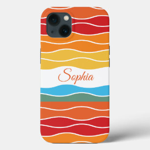 Wiedergabe von Retro-Regenbogenstreifen für benutz Case-Mate iPhone Hülle