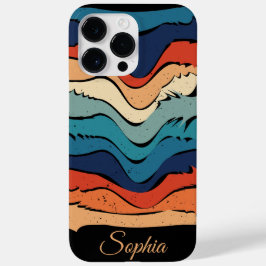 Wiedergabe von Retro-Regenbogenstreifen für benutz Case-Mate iPhone 14 Pro Max Hülle