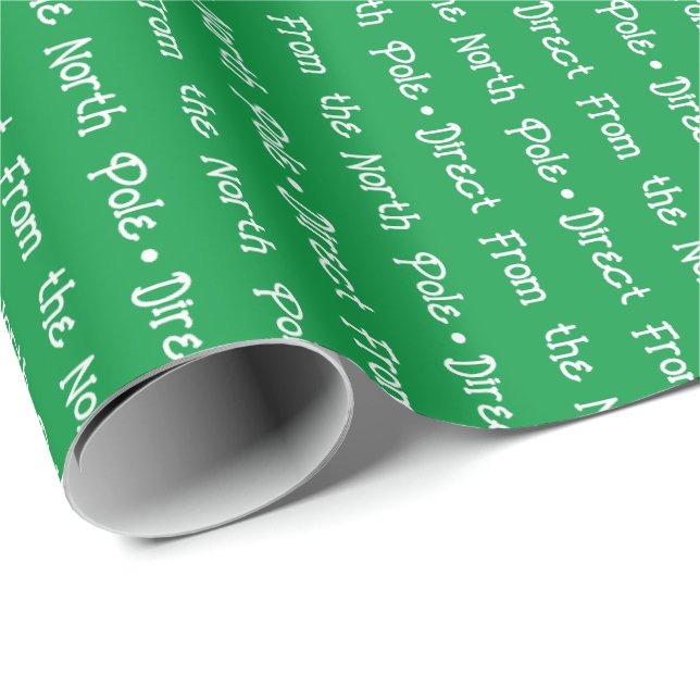 Wiedergabe von White Editable Message auf Bright G Geschenkpapier (Rolleneckpunkt)