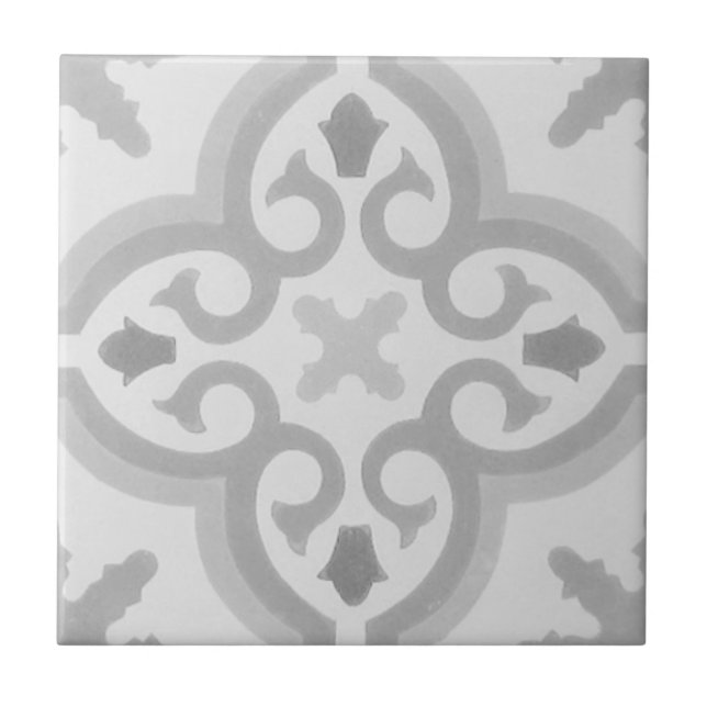 Wiedergabeencaustic-Zement-Fliese auf Keramik Fliese (Vorderseite)