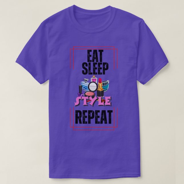 Wiedergeben von Sleep-Stilen T-Shirt (Design vorne)