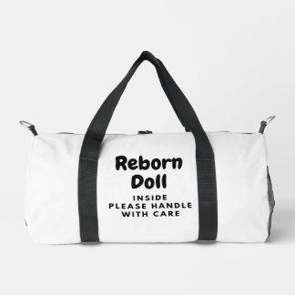 Wiedergeborene Puppe in Tragetasche Duffle Bag