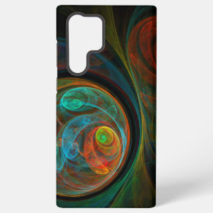 Wiedergeburt Blaue Abstrakte Kunst Samsung Galaxy Hülle
