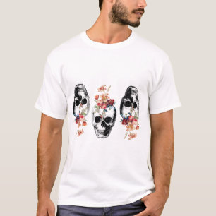 Wiedergeburt - Blühen der Schädel T-Shirt