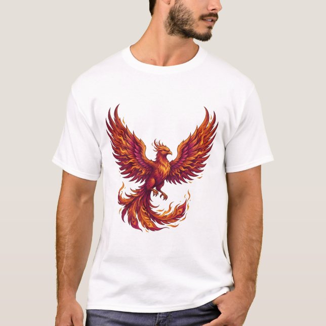 Wiedergeburt In Flammen T-Shirt (Vorderseite)
