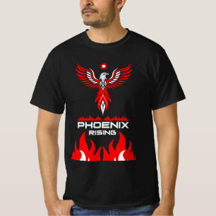 Wiedergeburt und Stärke Phönix T-Shirt
