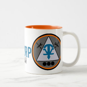 Wiedergewinnungs-Abteilungs-Tasse Zweifarbige Tasse