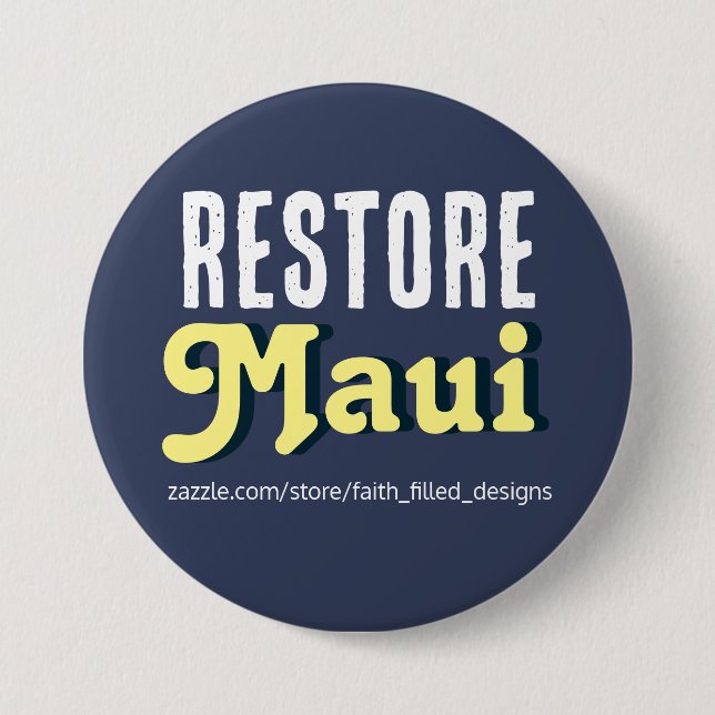 Wiederherstellen von Maui Button (Vorderseite)