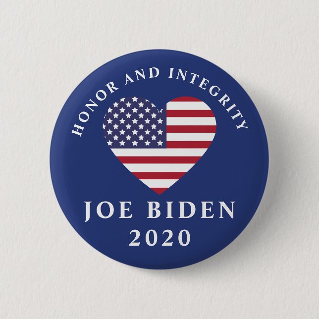 Wiederherstellen von Sanity Joe Biden 2020 Button (Vorderseite)