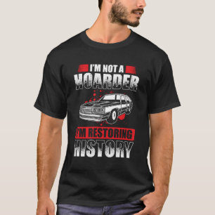 Wiederherstellung alter Autos für Autokinderfahrer T-Shirt