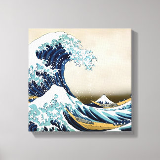 Wiederherstellung der Großen Welle von Kanagawa du Leinwanddruck