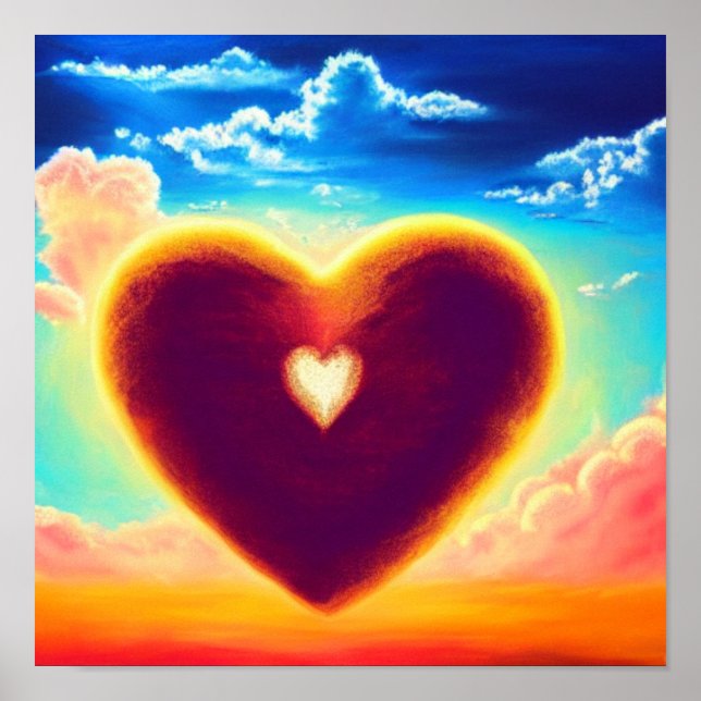 Wiederherstellung der Herzen im Himmelspender Poster (Vorne)