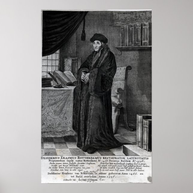 Wiederherstellung der lateinischen Sprache" Poster (Vorne)