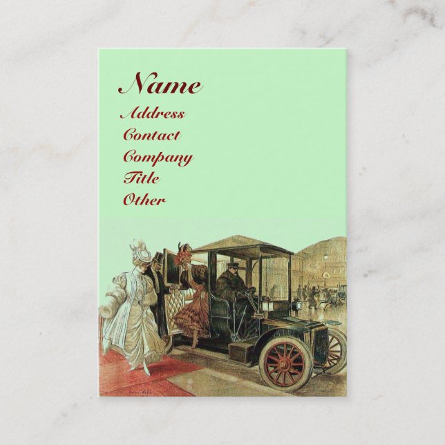 WIEDERHERSTELLUNG VON Auto - AUTOMOTIV Visitenkarte (Vorderseite)