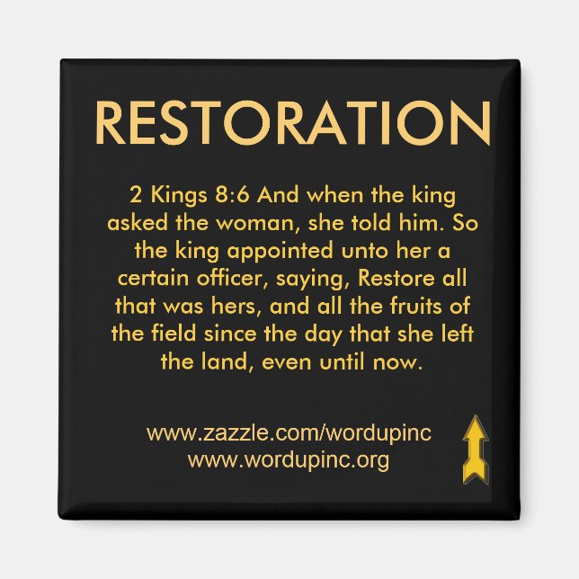 Wiederherstellungsfläche Magnet (Vorne)