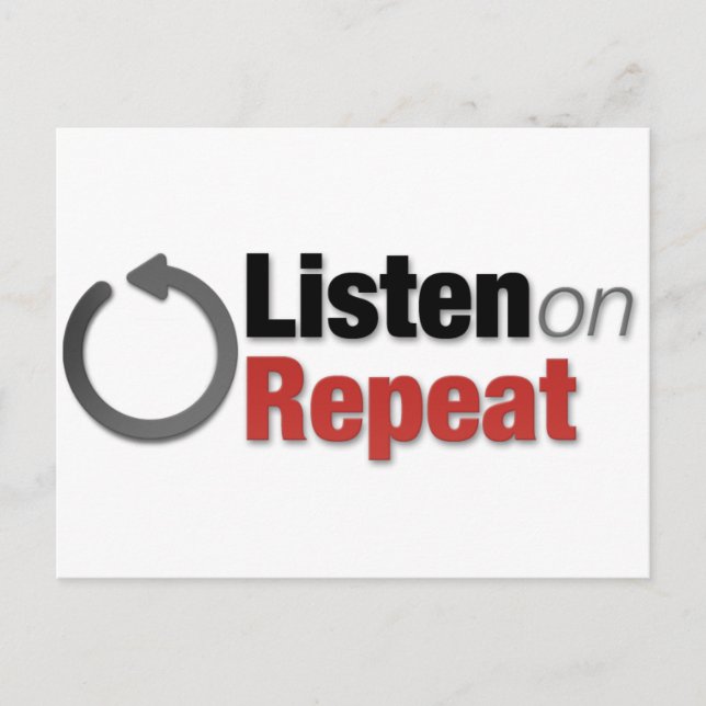 Wiederholen Postkarte (Vorderseite)