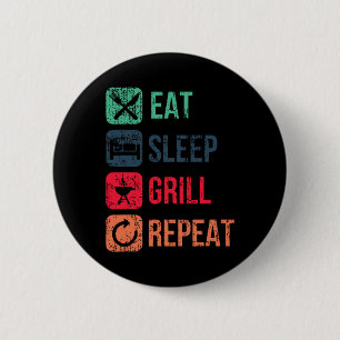 Wiederholen Sie den Schlaf-Grill Button