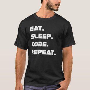 Wiederholen Sie den Sleep-Code live von einem Prog T-Shirt