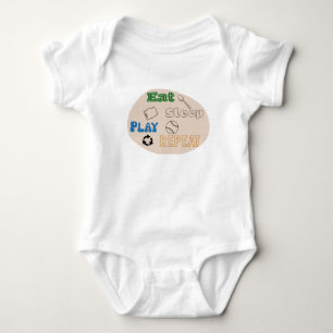 Wiederholen Sie den Sleep Play Baby Strampler