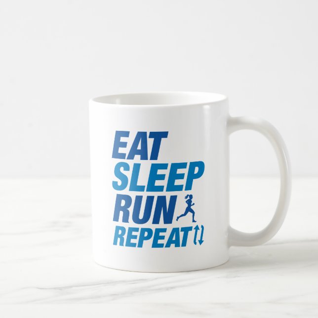 Wiederholen Sie den Sleep-Run. Kaffeetasse (Rechts)