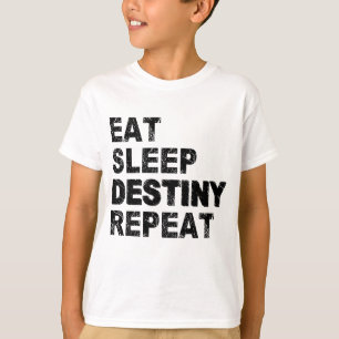 Wiederholen Sie den Sleep-Zielort T-Shirt