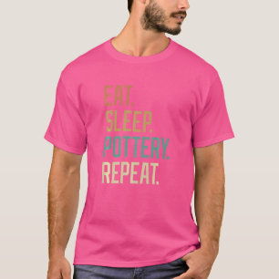 Wiederholen Sie die Wiederholung der Vintagen Schl T-Shirt