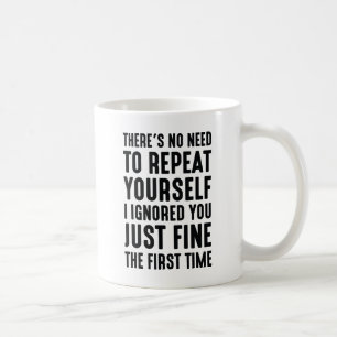 Wiederholen Sie sich Kaffeetasse