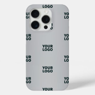 Wiederholende Logos auf grauem Farbverlauf (editie Case-Mate iPhone Hülle