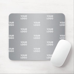 Wiederholende Logos auf grauem Farbverlauf (editie Mousepad