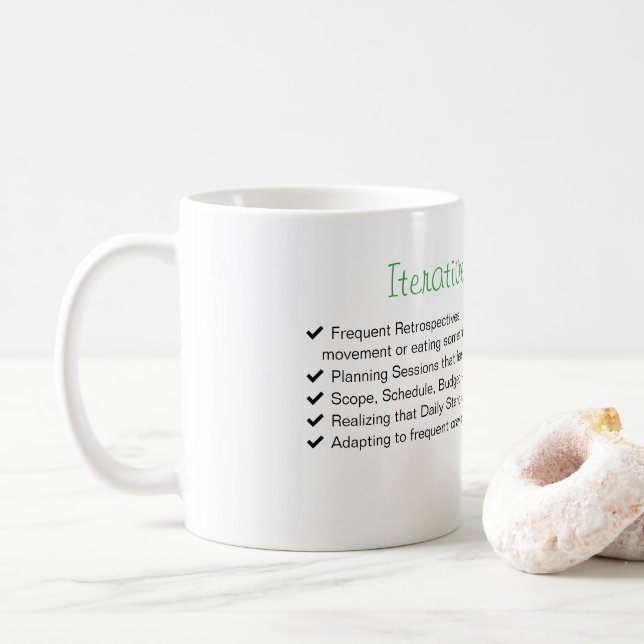 Wiederholende Schwangerschafts-Tasse (beweglicher Tasse (Mit Donut)