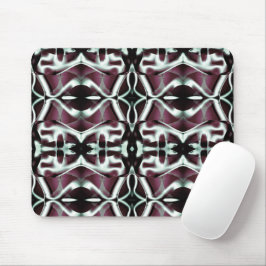 Wiederholte opake Rot- und Gradientenkurven Mousepad