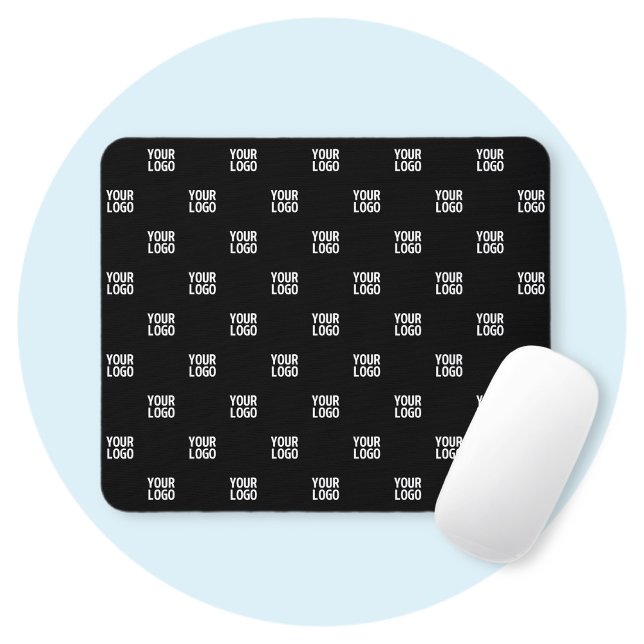 Wiederholtes Bild-, Design- oder Firmenlogo Mousepad (Von Creator hochgeladen)